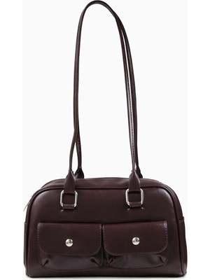 Tandi Bags Laeta Retro Baget Çantası Bordo