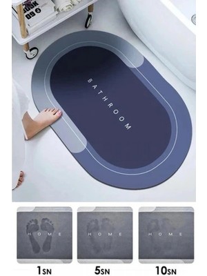  süper su emici kaymaz tabanlı paspas | hızlı kuruyan | nappa deri yüzey