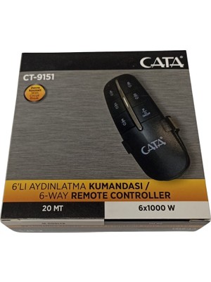 Cata 6lı Aydınlatma Kumandası - CT-9151