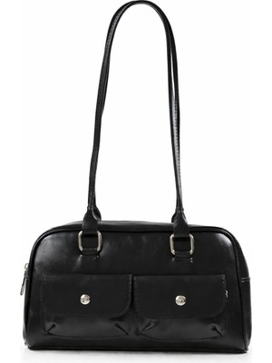 Tandi Bags Laeta Retro Baget Çantası Siyah