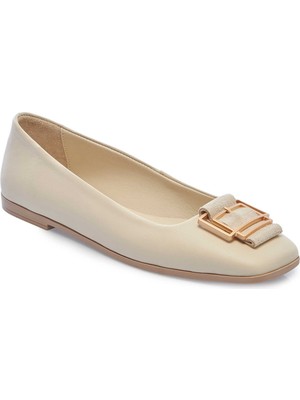 Tergan Bej Hakiki Deri Kadın Babet - K25I1BB67851-A25