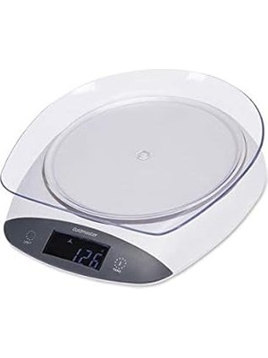 Starseven Goldmaster Ölçüm Geniş LED Ekranlı Dijital Hassas 1gr-7kg Mutfak Tartısı Terazisi Beyaz
