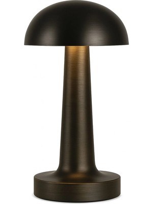 Cata Aybekon CT-8428 Lizbon Siyah Kasa Antik Şarjlı Masa Lambası 1 Adet