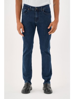 Black Lee Erkek Taşlamalı Slim Fit Likralı Jean Kot Pantolon