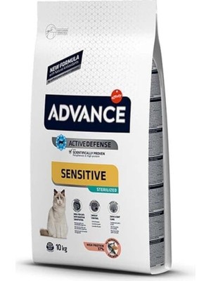 Hype Store Advance Kısırlaştırılmış Sensitive Somonlu Yetişkin Kedi Maması - 10 kg