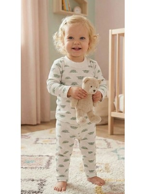 Buufuu Çocuk Takım Pamuklu Uzun Kollu Güneş Desenli 1-3 Yaş