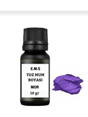 PremiumPort Mor Toz Mum Boyası 10 Gr. – Parlak ve Kaliteli Boya Rengi