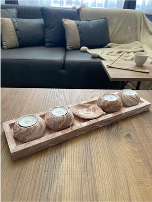 PremiumPort Şık Dekoratif Tealight Mumluk, Hediye Seçeneği, Ev Atmosferinizi Güzelleştirin