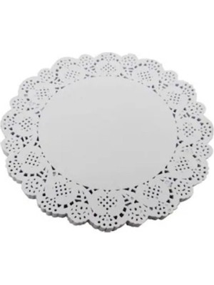 PremiumPort 50 Adet Dantel Kağıt Sunumluk, Pasta ve Servis Altlığı 28 cm
