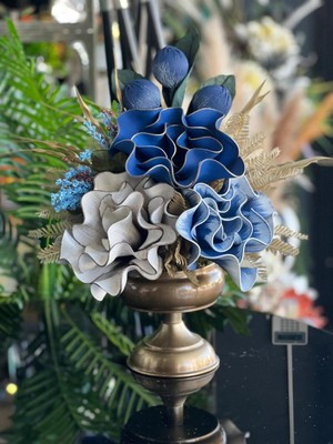 PremiumPort Şık ve Zarif Küçük Ayaklı Dekoratif Vazo, Ev ve Ofis Için Harika Seçim