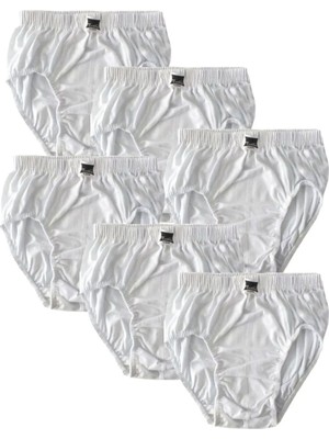 Tutku Erkek Çocuk Penye Pamuklu Kom Slip 5 Adet-Beyaz-11-12 Yaş