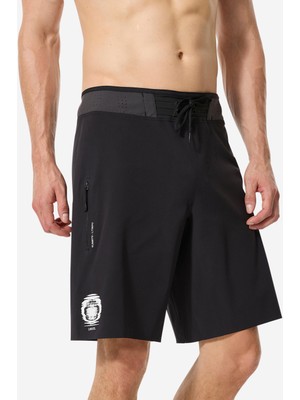 Decathlon Olaian Erkek Uzun 20" Deniz Şortu/boardshort - Siyah - 900