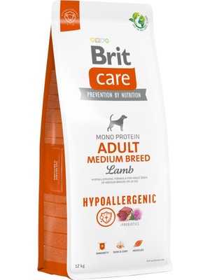 Hype Store Brit Care Hypoallergenic Köpek Kuru Maması, Yetişkin Orta Irk, 3 kg