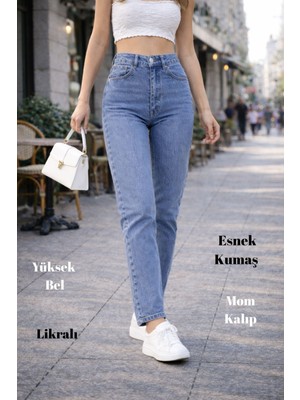 CEDY DENIM Kadın Yüksek Bel Soho Boyfriend Jean C599
