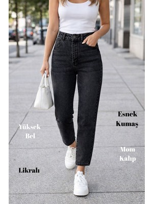 CEDY DENIM Kadın Yüksek Bel Soho Boyfriend Jean C599