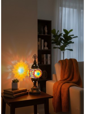 PremiumPort Otantik Osmanlı Mozaik Masaüstü Lamba ile Şıklık ve Zarafet