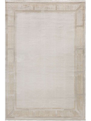 Rust Yumuşak Yüzeyli Salon Halısı A1237E Bej