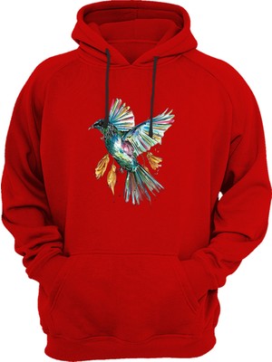 Widi Pastel Colour Bird Baskılı Sweat-Shirt