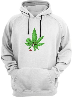 Widi Yaprak Baskılı Sweatshirt