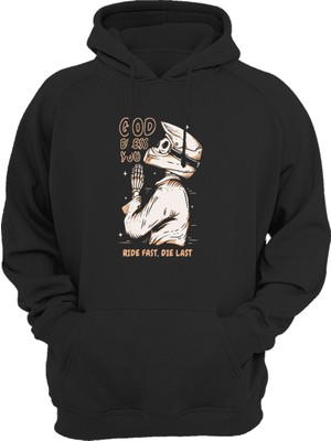 Widi Ride Fast Die Last Baskılı Sweat-Shirt
