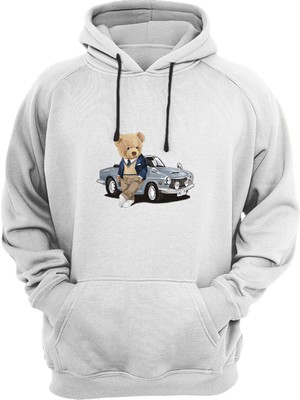 Widi Elegant Bear - Elegant Ayı Baskılı Sweat-Shirt