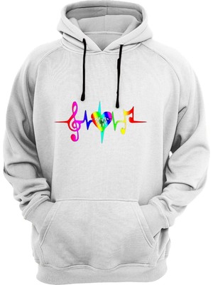 Widi Kalp Atışı Baskılı Sweatshirt