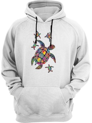 Widi Kaplumbağa Baskılı Sweatshirt