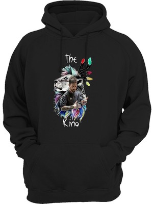 Widi Messi Baskılı Siyah Sweatshirt