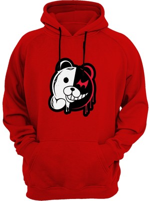 Widi Panda Baskılı Kırmızı Sweatshirt