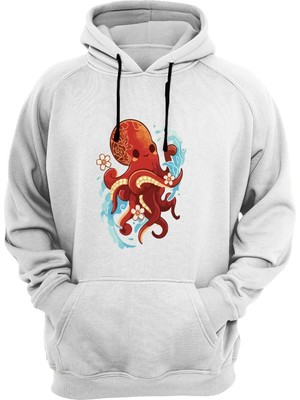 Widi Ahtapot Baskılı Sweatshirt