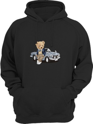 Widi Elegant Bear - Elegant Ayı Baskılı Sweat-Shirt