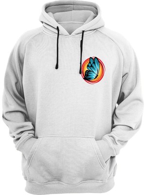 Widi Kelebek Baskılı Sweatshirt