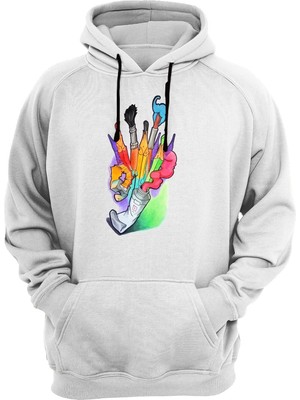 Widi Kalem Baskılı Sweatshirt