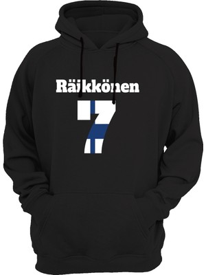 Widi 7 Baskılı Siyah Sweatshirt