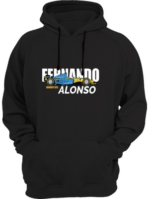 Widi Fernando Baskılı Siyah Sweatshirt