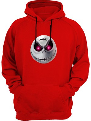 Widi Kırmızı Baskılı Kırmızı Sweatshirt