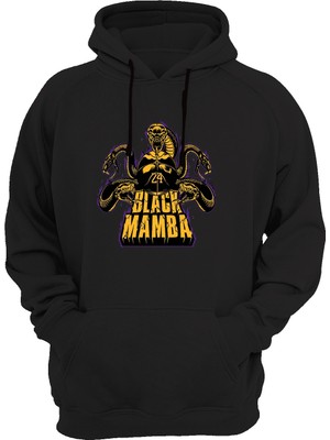 Widi Black Mamba Baskılı Siyah Sweatshirt