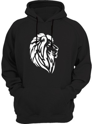 Widi Aslan Baskılı Siyah Sweatshirt