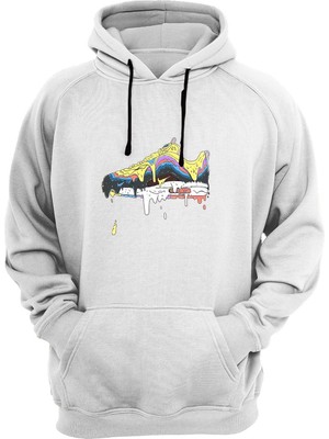Widi Ayakkabı Baskılı Sweatshirt