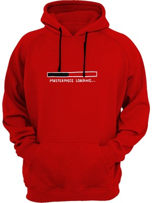 Widi Masterpiece Loading Baskılı Kırmızı Sweatshirt