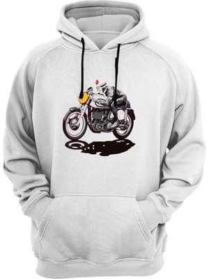 Widi Motor Baskılı Sweatshirt
