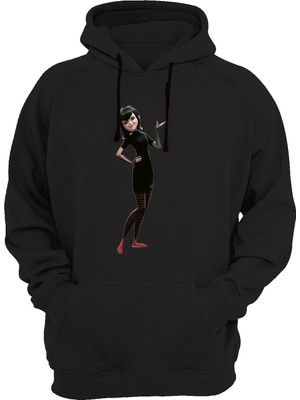 Widi Baskılı Siyah Sweatshirt