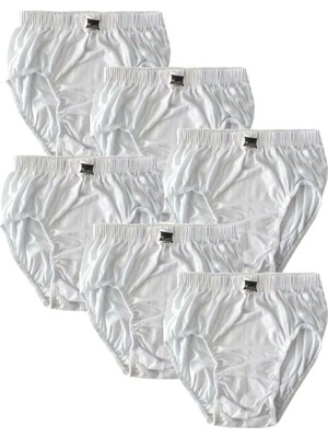 Tutku Erkek Çoçuk Beyaz 6'lı Paket Külot-Beyaz-9-10 Yaş