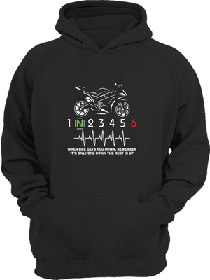 Widi Heart Beat Love Motor Baskılı Sweat-Shirt