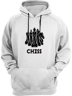 Widi Satranç Baskılı Sweatshirt