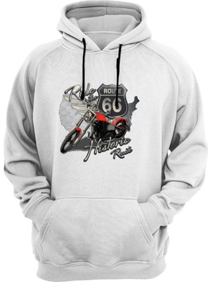 Widi Route 66 Baskılı Sweatshirt
