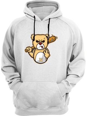 Widi Sinirli Ayıcık Baskılı Sweatshirt