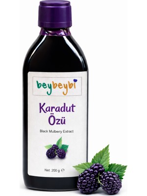 Beyorganik Karadut Özü %100 Soğuk Sıkım 200gr Şeker İlavesiz Doğal Ve Katkısız İçerik