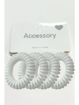 Eco Lounge 4 Adet Renkli Makarna Lastik Toka 4,5 cm