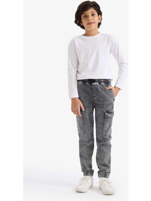 DeFacto Jogger Fit Jean Pantolon Erkek Çocuk G6201A825CW